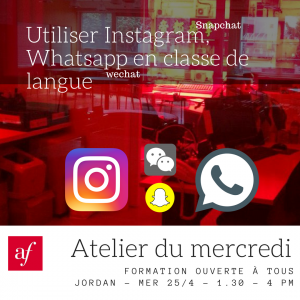 Usages des applications (Instagram - whatsapp) en pédagogie des langues